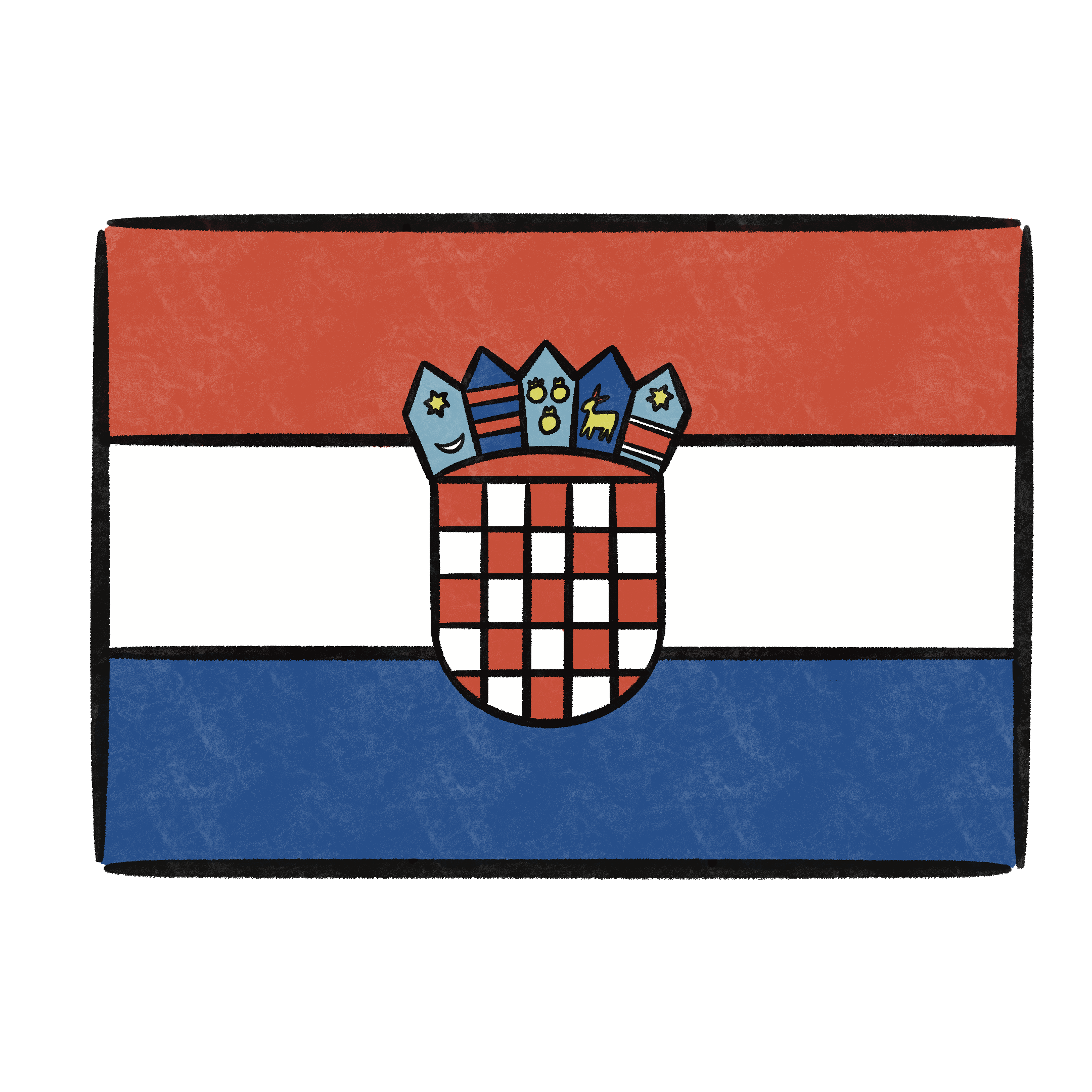 クロアチア国旗
